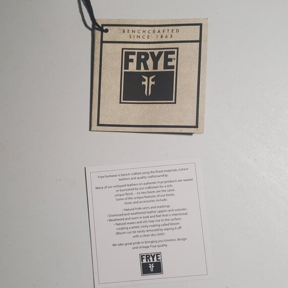 Frye Carmen Harness Short Boots in Tan 77372 Sz 10M- shipping incl - Picture 14 of 16